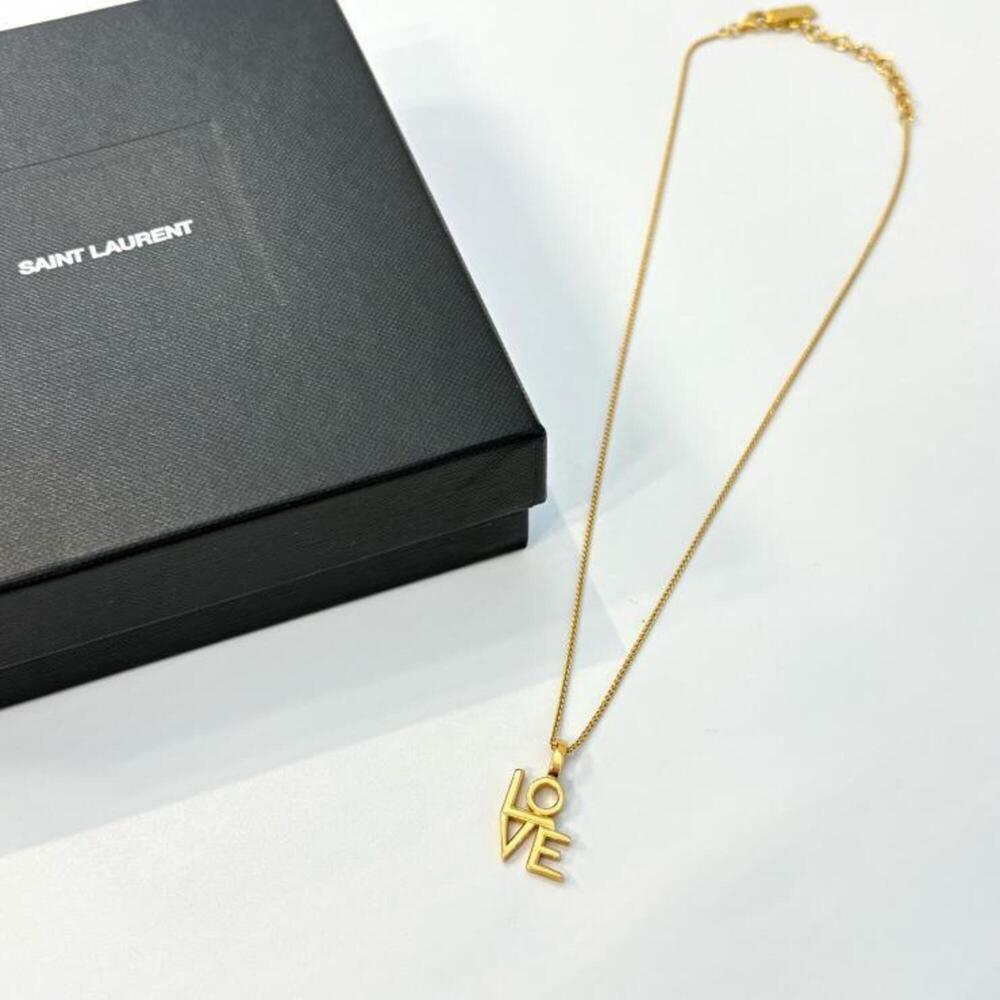 YVES SAINT LAURENT Gold Love Necklace